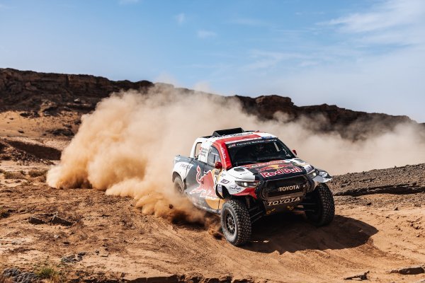 Toyota GR DKR Hilux T1+ na Rallye du Maroc 2023