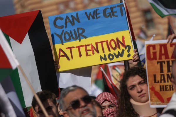 Skup podrške Palestini ispred Gradske vijećnice u Sarajevu