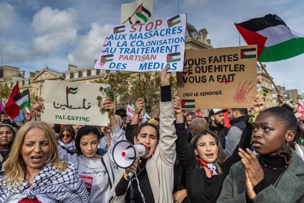 Prosvjed podrške Palestini u Parizu