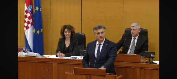 Plenković podnosi izvještaj o radu Vlade u Saboru