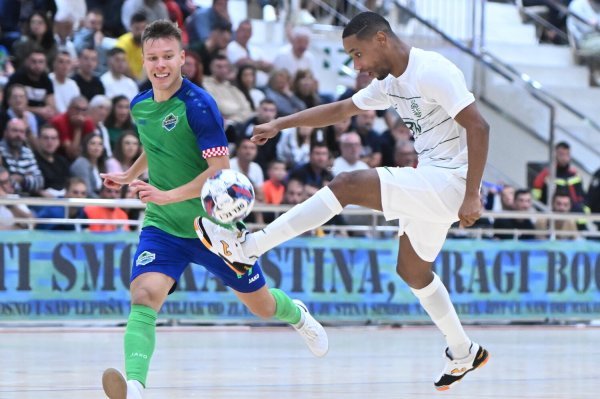 Omiš, 28.10.2023 - Futsal: Utakmica glavne runde UEFA futsal Lige prvaka između Olmissuma i Sportinga...