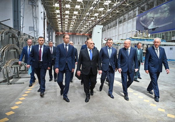 Posjet ruskog premijera Mišustina tvornici zrakoplova u Kazanju