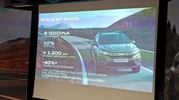 Dacia ECO-G dvogorivni motor
