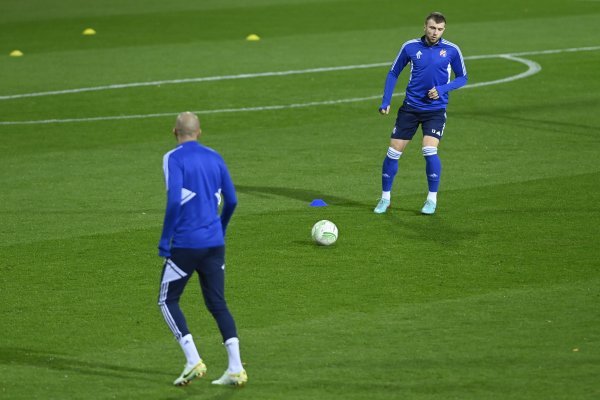 Dinamov trening u Plzenu uoči utakmice protiv Viktorije