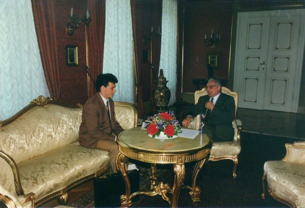 Stjepan Adanić i Franjo Tuđman 7. listopada 1991.