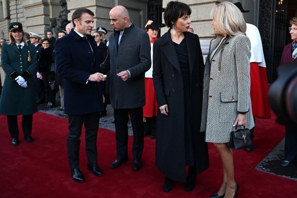 Muriel Zeender Berset i Brigitte Macron
