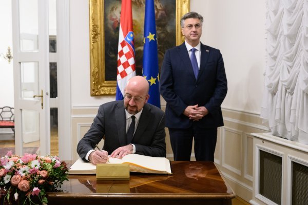 Andrej Plenković i Charles Michel