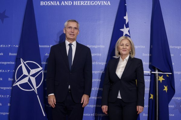 Jens Stoltenberg i Borjana Krišto