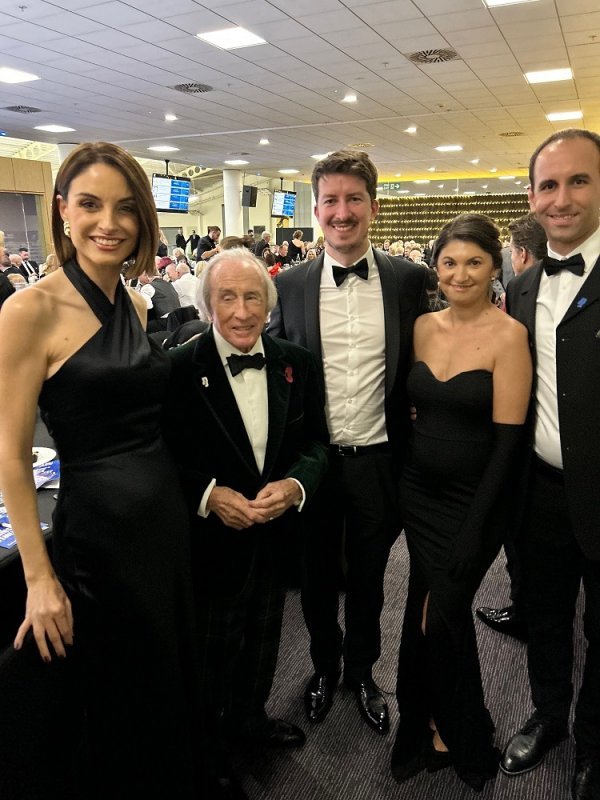 Ana Krickovic, Sir Jackie Stewart, OBE, dr. Boze Mihaljevic, dr. Nikolina Zrakic