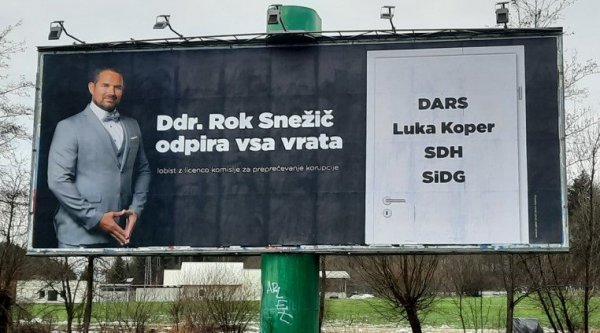 Jumbo plakat Roka Snežiča