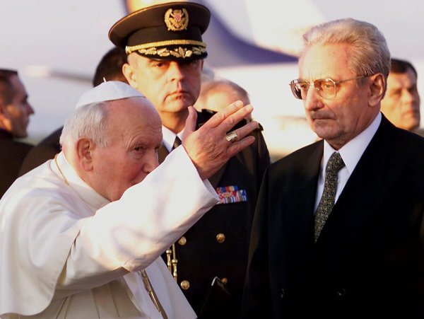 Ivan Pavao II. i Franjo Tuđman