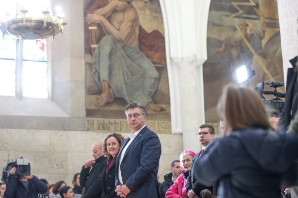 Andrej Plenković na misi