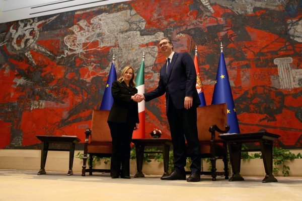 Giorgia Meloni u Beogradu