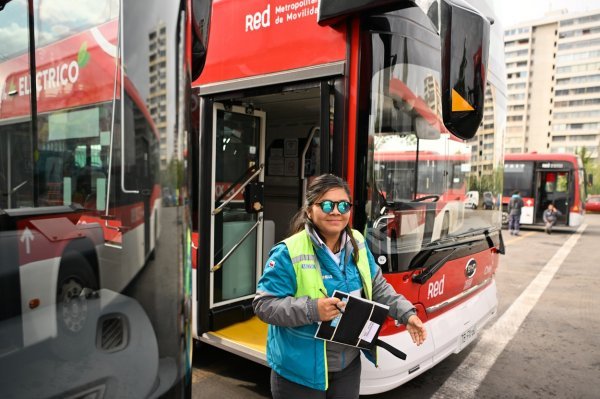 Električni autobus u Santiagu 