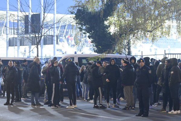 Gužve u Zagrebu - Utakmica Hajduk - Lokomotiva