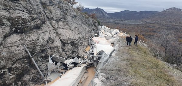 Sudar vlakova između kolodvora Meja i Škrljevo kod Rijeke