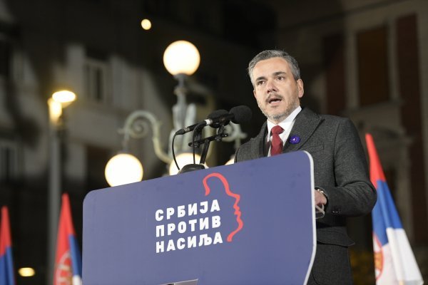 Završni predizborni skup 'Srbije protiv nasilja' u Beogradu