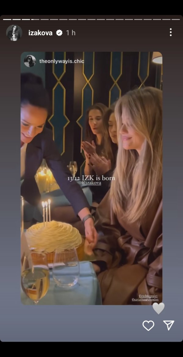 Izabel Kovačić u Londonu