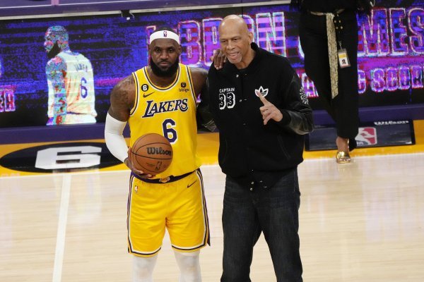 LeBron James i Kareem Abdul-Jabbar
