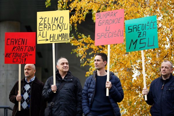 Prosvjed u Središću Marko Todorov / CROPIX