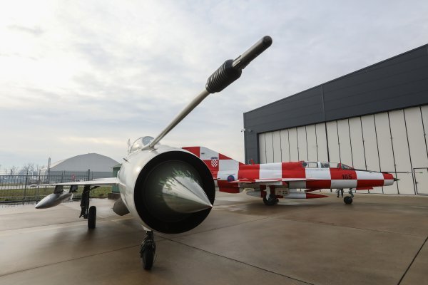 MiG-21 Rudolfa Perešina i prepoznatljiva 'kockica'