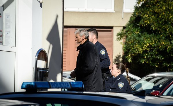 Privođenje osumnjičenog za nesreću u Tribunju