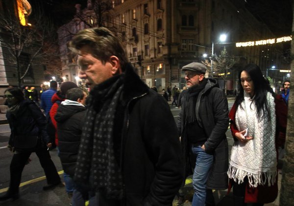 Na prosvjedima se pojavio i filmaš Dragan Bjelogrlić