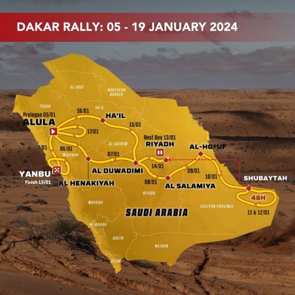 Reli Dakar 2024.