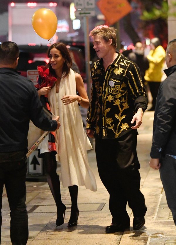 Ines de Ramon i Brad Pitt