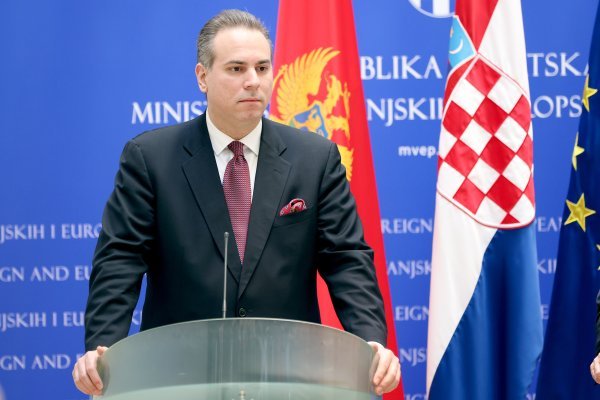 Konferencija za medije Gordana Grlića Radmana i crnogorskog kolege Filipa Ivanovića