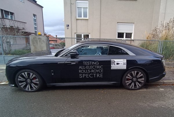 Rolls-Royce Spectre na zagrebačkim prometnicama