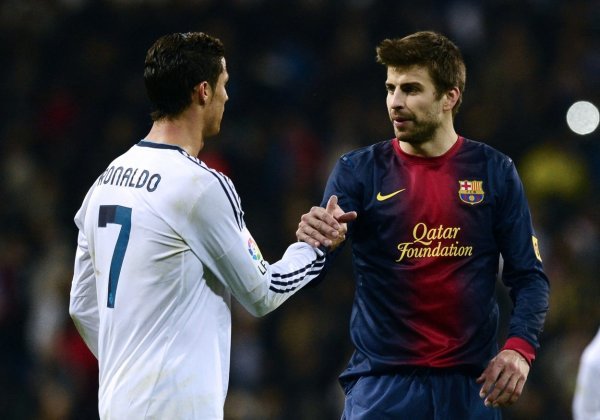 Cristiano Ronaldo i Gerard Pique