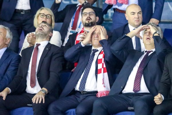 Plenković na utakmici