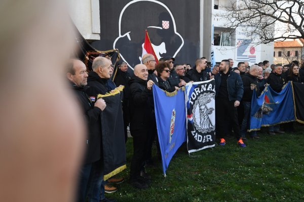 Prosvjed protiv uklanjanja murala u Zadru