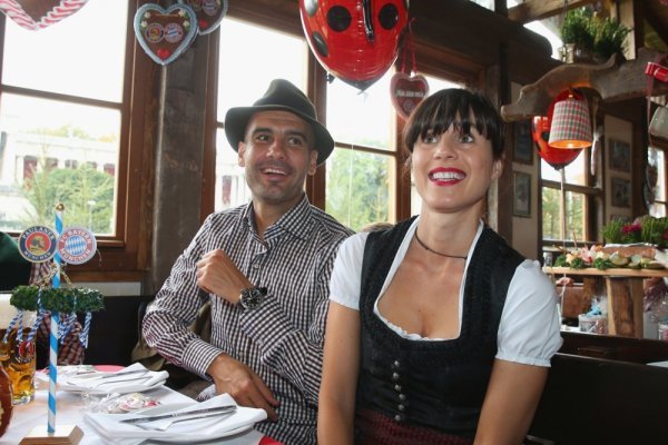 Pep Guardiola i Cristina Serra