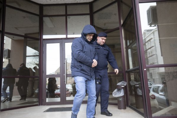 Privođenje osumnjičenih za požar u tvrtki Drava International