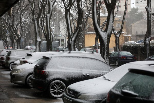 Gust snijeg i jaka bura na širem rječkom području