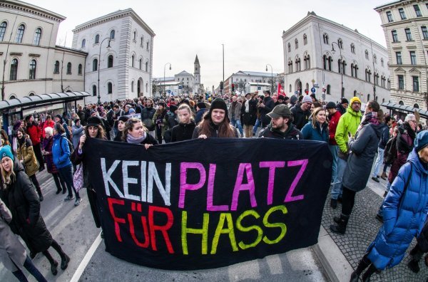 Prosvjed protiv AFD-a u Münchenu