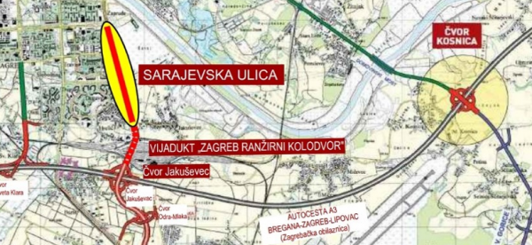 Rekonstrukcija Sarajevske ulice u Zagrebu
