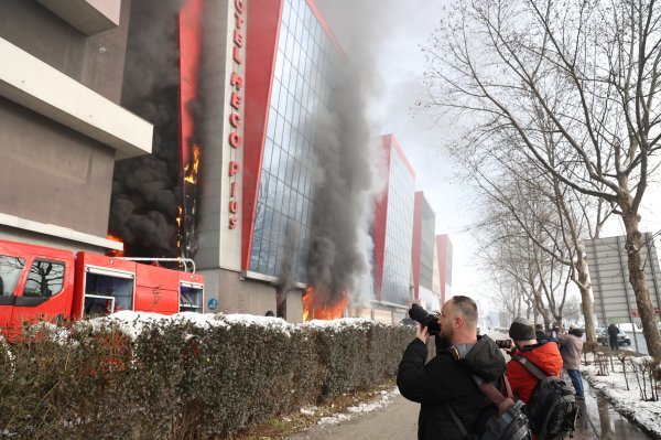 Požar na tržnici HECO u Sarajevu