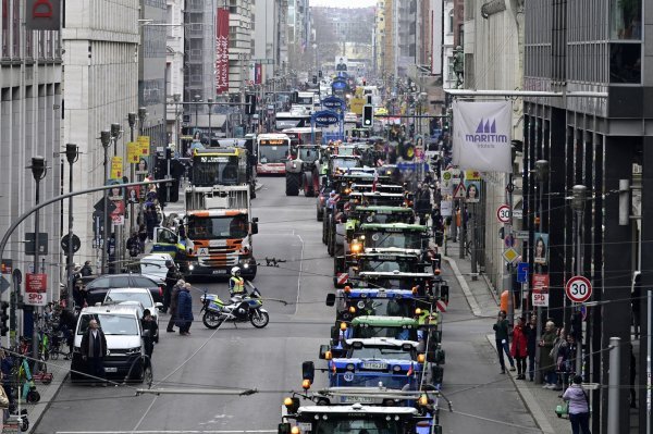 Prosvjedi poljoprivrednika u Berlinu