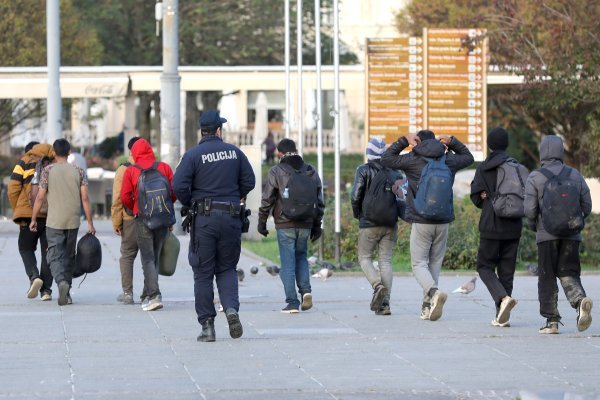 Migranti u Zagrebu