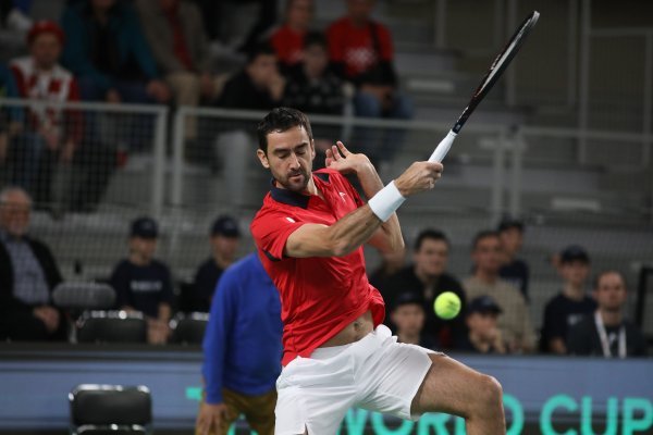 Tenis: Marin Čilić - Zizou Bergs, susret kvalifikacija Davis Cupa, Varaždin, 03.02.2024.