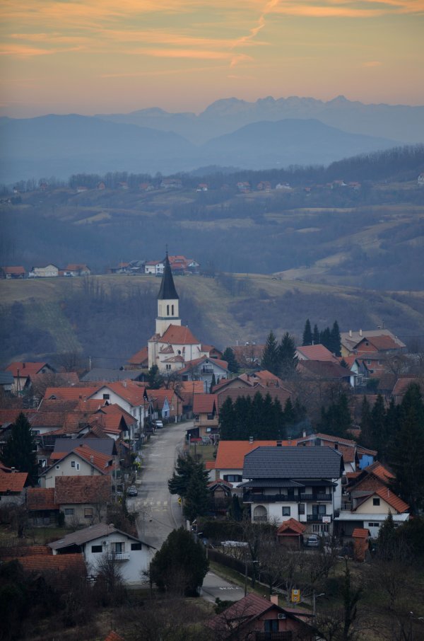 Zalazak sunca u Zagorju