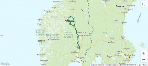 Ruta ovogodišnjeg zimskog testiranja električnih automobila El Prix 2024 u Norveškoj