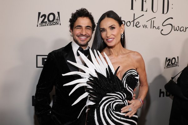 Zac Posen i Demi Moore