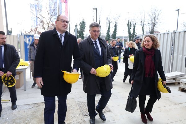 Plenković obišao gradilište buduće zgrade Hrvatskog restauratorskog zavoda