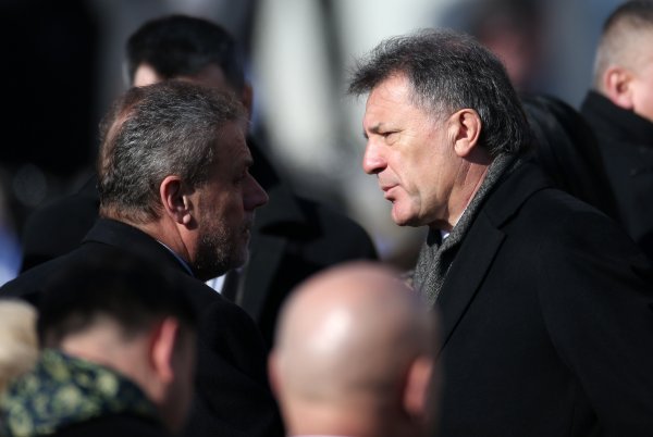 Zdravko Mamić i pokojni Milan Bandić na inauguraciji Kolinde Grabar Kitarović