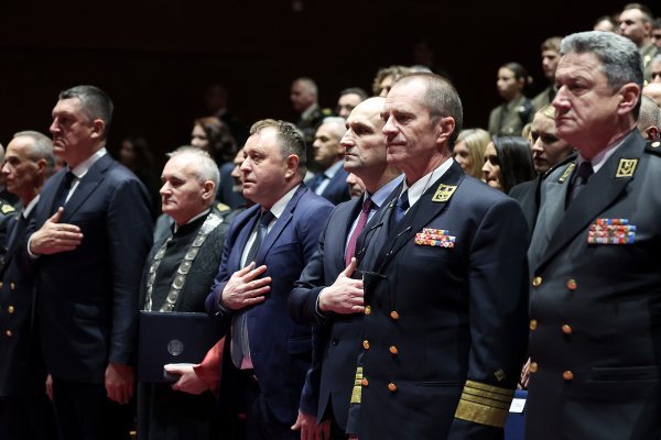 Svečana promocija kadeta na Hrvatskom vojnom učilištu Dr. Franjo Tuđman