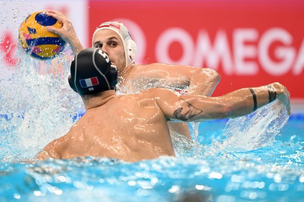 Utakmica Hrvatska - Francuska u polufinalu Svjetskog prvenstva u vaterpolu